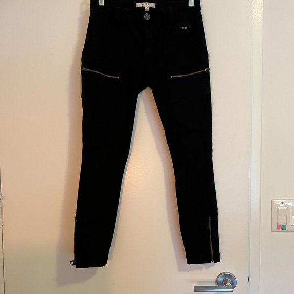 Joie Park Skinny Pants, Black - Size 25 - Picture 2 of 5